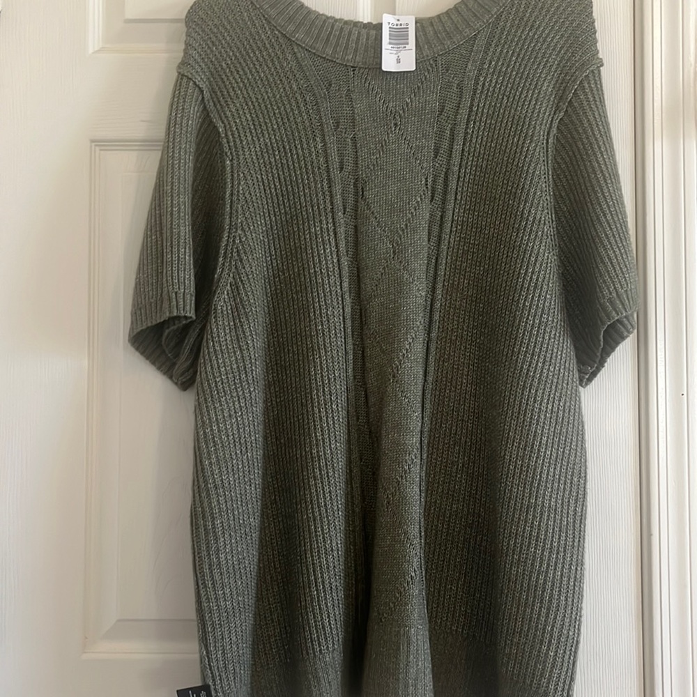 Chunky Knit Drop Shoulder Pullover